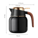 Garrafa Térmica Luxo Valenza para Café e Chá 1L Preta