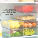 Kit 6 Organizadores Multiuso Modular Acrílico Transparente - Plastutti